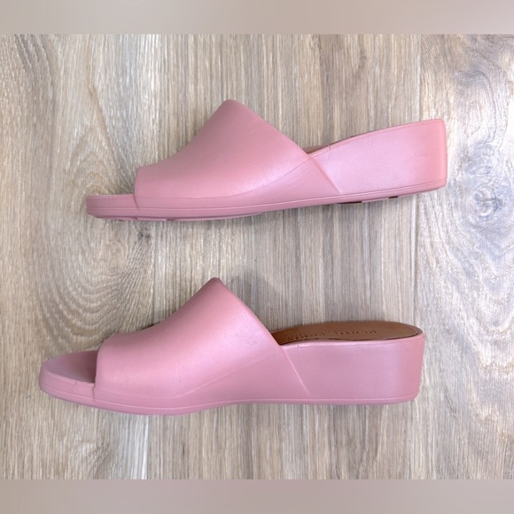 Gentle Souls Gisele Eva Wedge by Kenneth Cole - Pink Clay - Size 10 - Picture 7 of 8